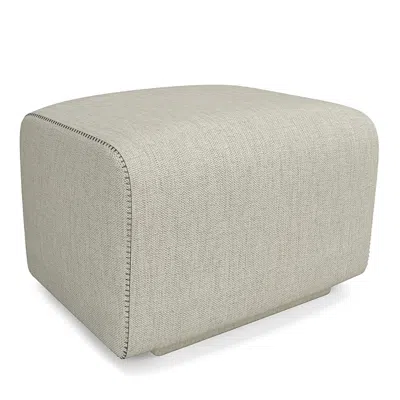 Huppe Adelaide Ottoman In Matteo White/white