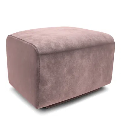 Huppe Adelaide Ottoman In Velluto Mauve