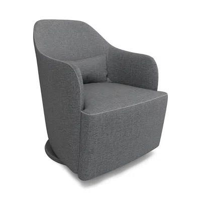 Huppe Adelaide Rocker In Matteo Gray/white