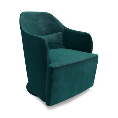 Huppe Adelaide Rocker In Velluto Dark Teal