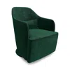 Huppe Adelaide Rocker In Velluto Forest Green