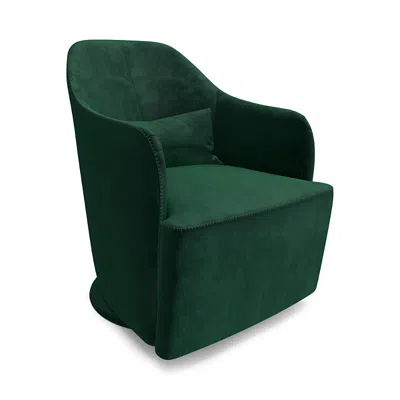 Huppe Adelaide Rocker In Velluto Forest Green