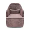 Huppe Adelaide Rocker In Velluto Mauve