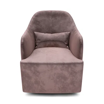 Huppe Adelaide Rocker In Velluto Mauve