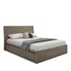 Huppe Clark Storage Queen Bed In Smoked Birch