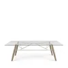 Huppe Connection Large Dining Table In Natural Oak / White
