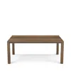 Huppe Fly 72'' Simple Extension Table In Light Natural Walnut