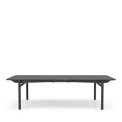 Huppe Joni 92 Extension Dining Table In Gray Ash