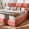 Huppe Laurent Upholstered King Bed In Blackened Birch