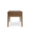 Huppe Moment 1-drawer Night Table In Light Nautral Walnut