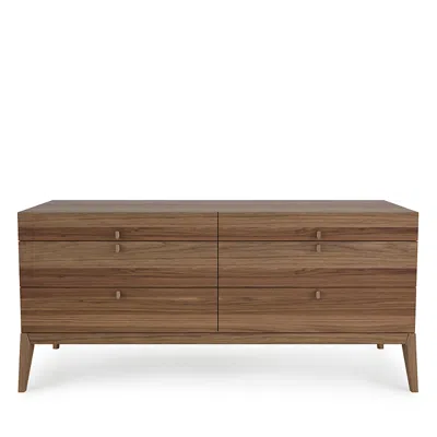 Huppe Moment 6-drawer Dresser In Light Natural Walnut