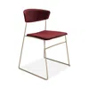 Huppe Wolfgang Dining Chair In Burgundy