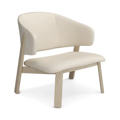 Huppe Wolfgang Lounge Chair In Cream