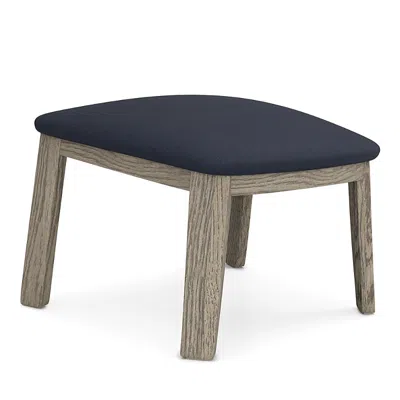 Huppe Wolfgang Ottoman In Navy