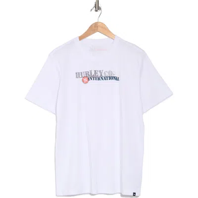 Hurley 25th S1 Short Sleeve Graphic Print T-shirt In White