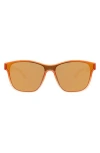 Hurley 50mm Square Shield Polarized Sunglasses In Orange