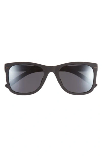 Hurley 52mm Polarized Square Sunglasses In Black