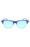 Hurley 55mm Polarized Square Sunglasses In Gray