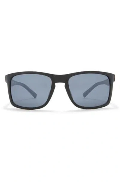 Hurley 56mm Polarized Rectangular Sunglasses