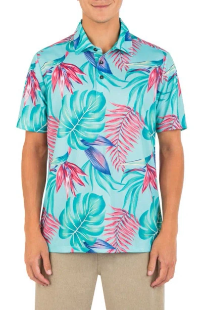 Hurley Ace Fiesta Cotton Polo In Tropical Mist