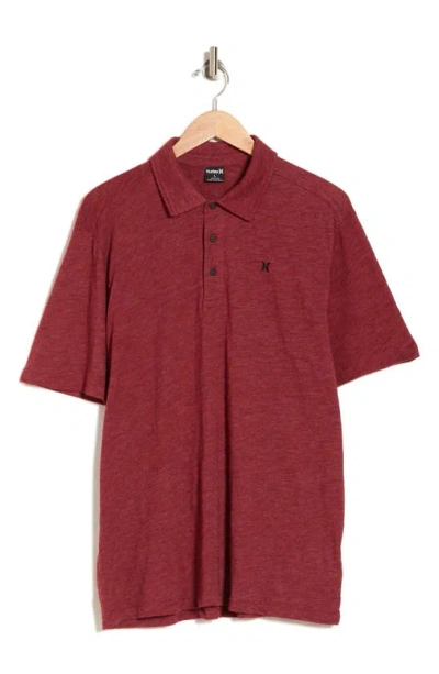 Hurley Ace Vista Polo In True Red