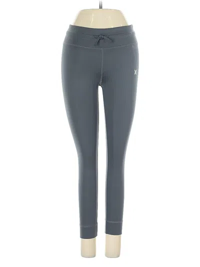Pre-owned Hurley Active Pants In Gray