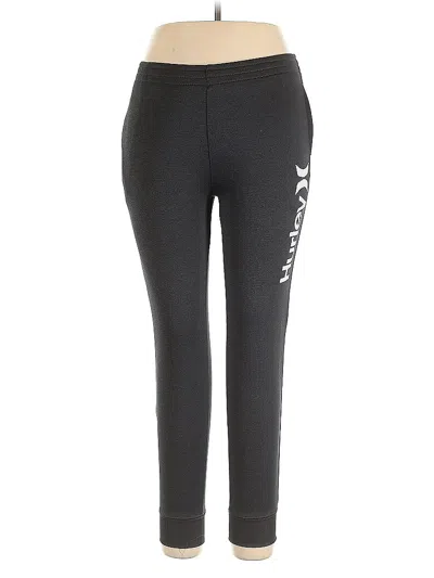 Pre-owned Hurley Active Pants In Gray