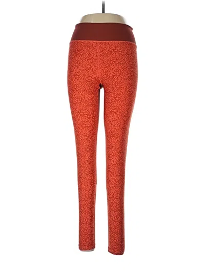 Pre-owned Hurley Active Pants In Orange