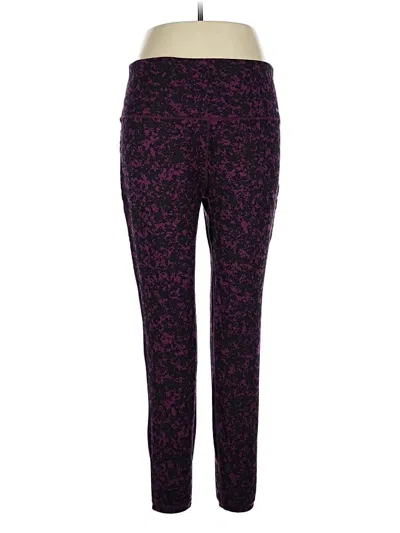 Pre-owned Hurley Active Pants In Purple