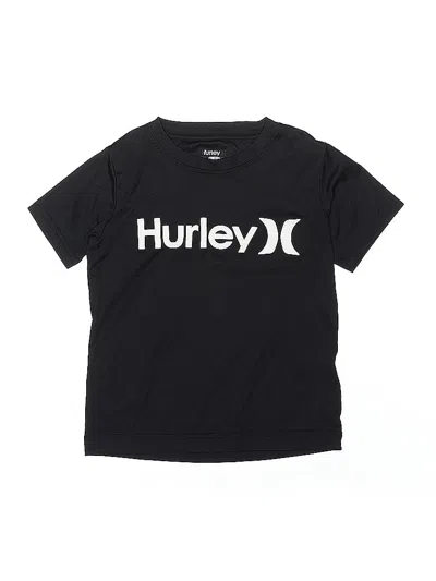 Pre-owned Hurley Kids'  Active T-shirt In Black