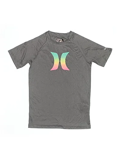 Pre-owned Hurley Kids'  Active T-shirt In Gray