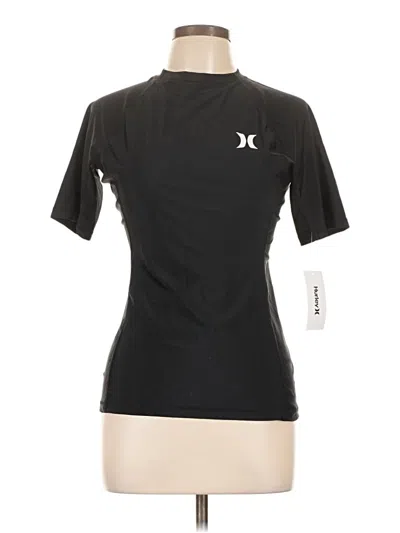 Pre-owned Hurley Active T-shirt In Black