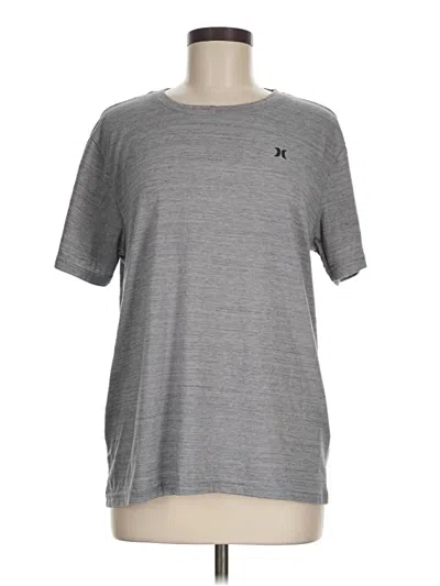 Pre-owned Hurley Active T-shirt In Gray
