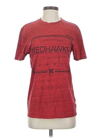 Pre-owned Hurley Active T-shirt In Red