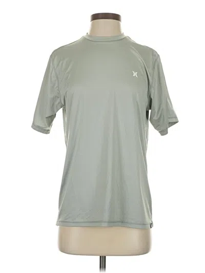 Pre-owned Hurley Active T-shirt In Silver