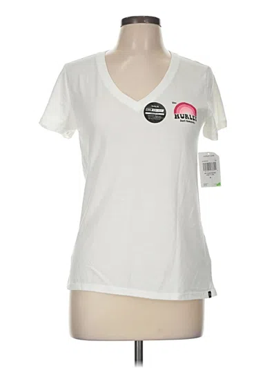 Pre-owned Hurley Active T-shirt In White