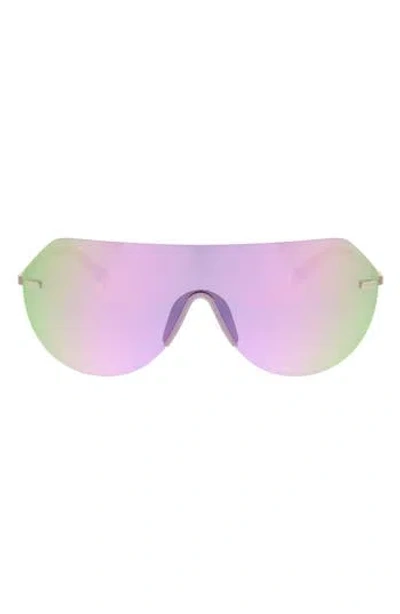 Hurley Angled Iconic Shield Sunglasses In Multi