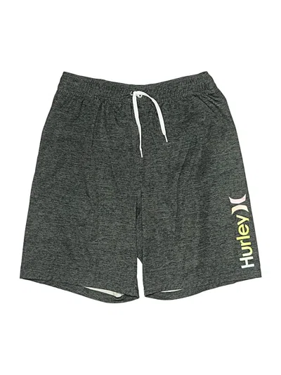 Pre-owned Hurley Athletic Shorts In Gray