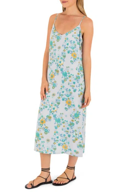 Hurley Beverly Open Back Slip Sundress In Multi