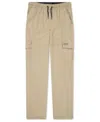 Hurley Big Kid Boys Adjustable Waist Straight Cargo Pant In Brown
