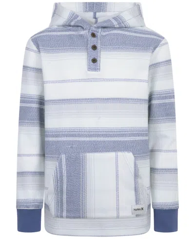 Hurley Kids' Big Boys Surf Poncho Hoodie In Blue