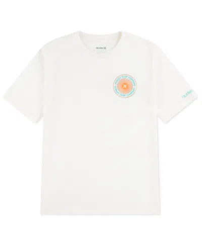 Hurley Kids' Big Boys Vortex Crewneck T-shirt In White