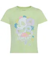 Shop Hurley Big Girls Become The Flowers Graphic T-shirt In Cool Matcha