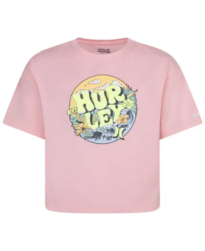 Hurley Kids' Big Girls Bubblegum Tee In Sunkissed Melon