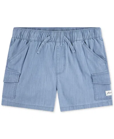 Hurley Kids' Big Girls Cargo Shorts In Blue Ice