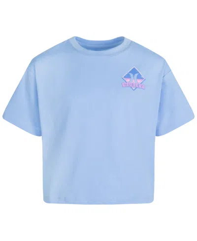 Hurley Kids' Big Girls Sunset Diamond Short Sleeves T-shirt In Bieatlanti