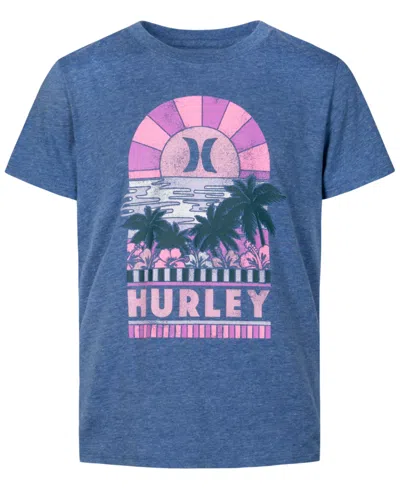 Hurley Kids' Big Girls Sunset Short Sleeves T-shirt In Bjmdutch B