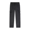 Hurley Big Kid Boys Adjustable Waist Straight Cargo Pant In Black