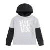 Hurley Big Kid Boys Hooded Long Sleeve Regular Fit Graphic T-shirt In Multi