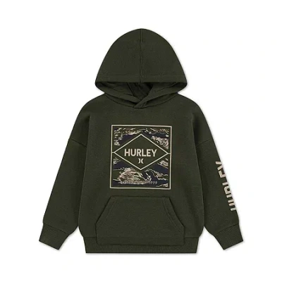 Hurley Big Kid Boys Long Sleeve Fleece Hoodie In Multi
